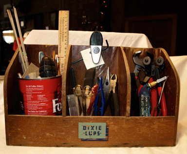 box of tile tools © mara lee