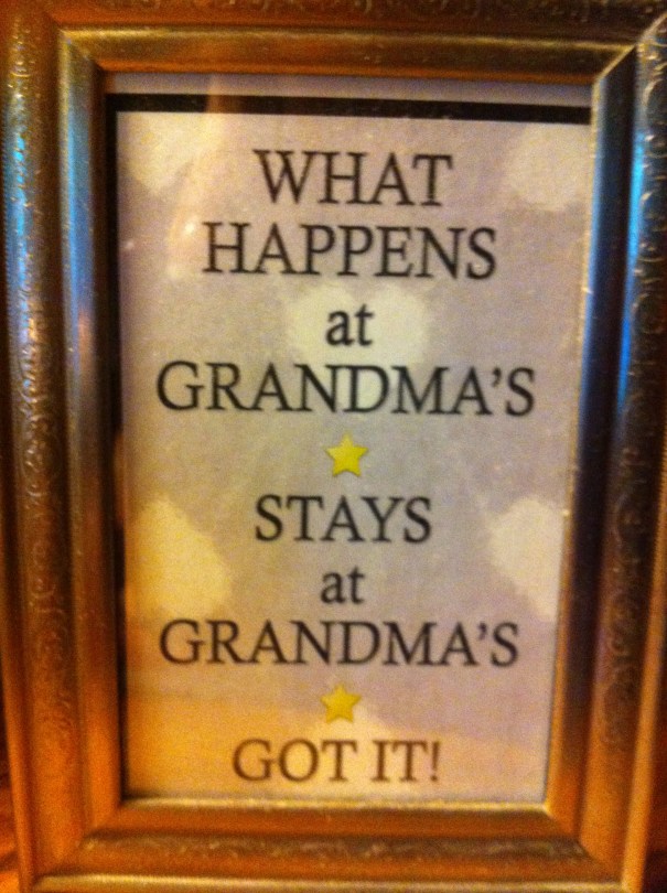What happens at Grandma's