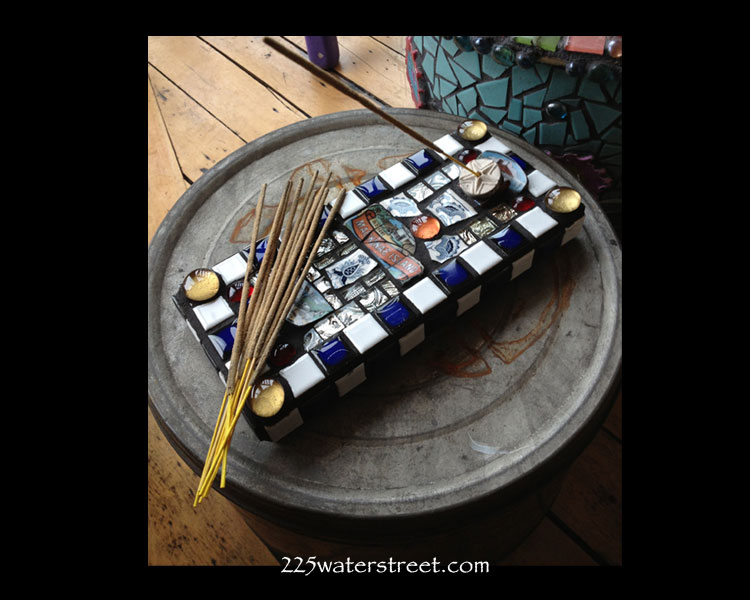 Mackinac Island Mosaic Tile Incense Holder
