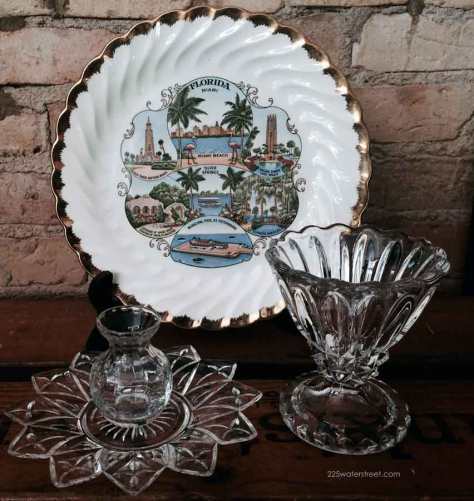 florida-travel-plate-2-tier-cake-plate