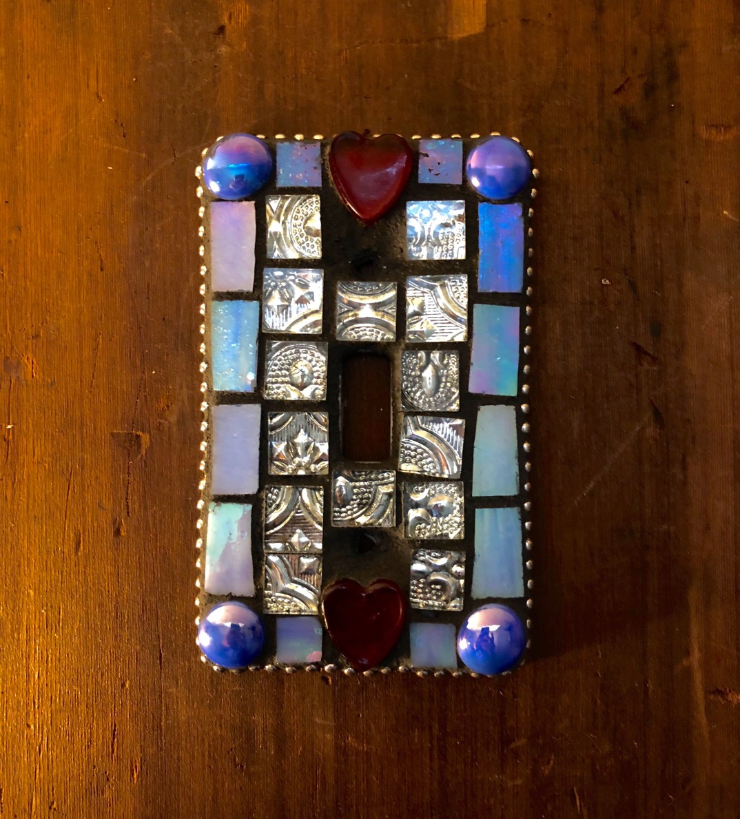 mosaic tile lightswitch cover