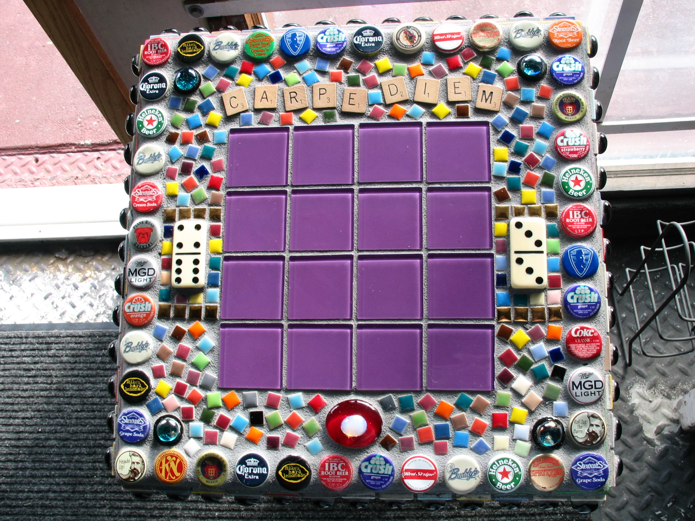 Mosaic Tile Pedestal