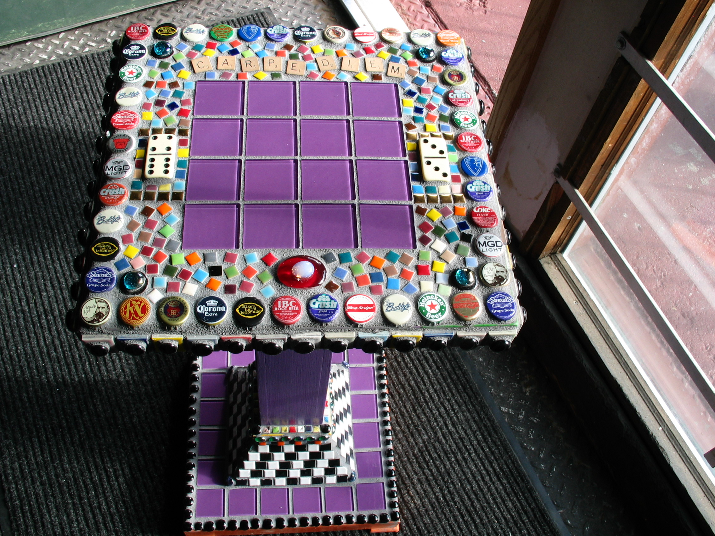 Mosaic Tile Pedestal