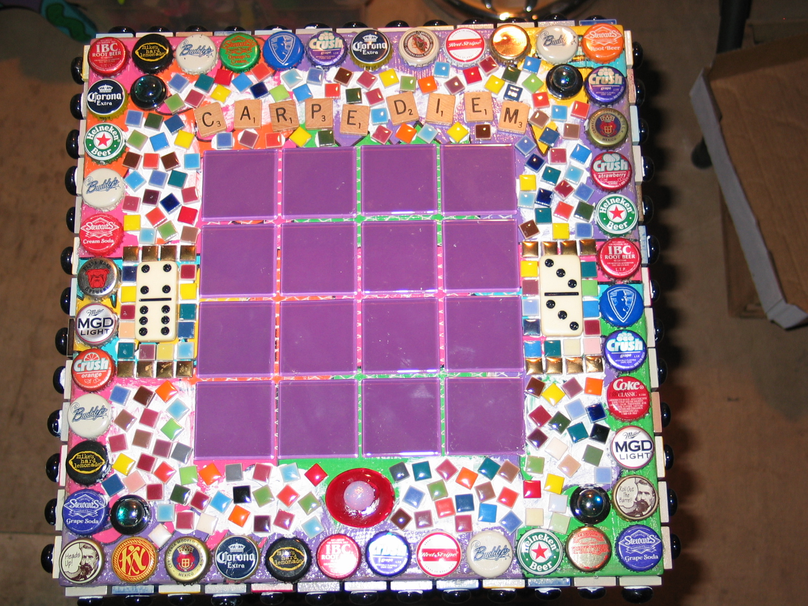 Mosaic Tile Pedestal