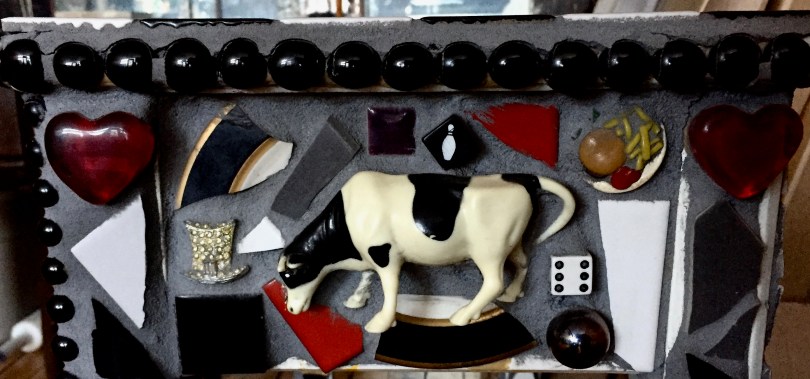 BlackandWhiteandRed Allover © mara lee