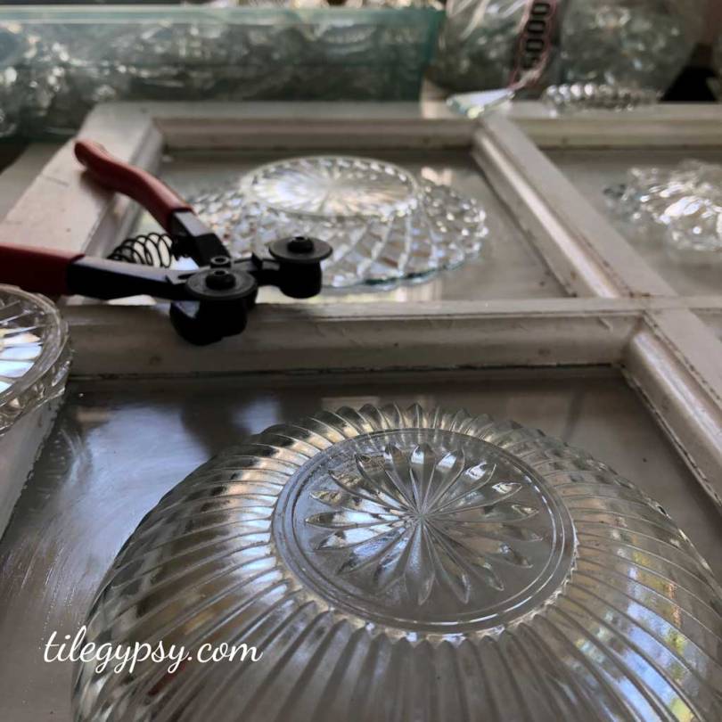 Glass on Glass Vintage Window Art