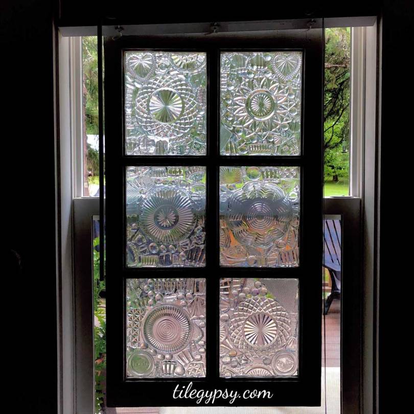 Glass on Glass Vintage Window Art